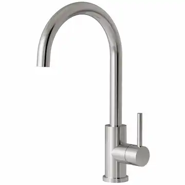 Lavabo Kubus 140 RS Round køkkenarmatur i Rustfrit stål